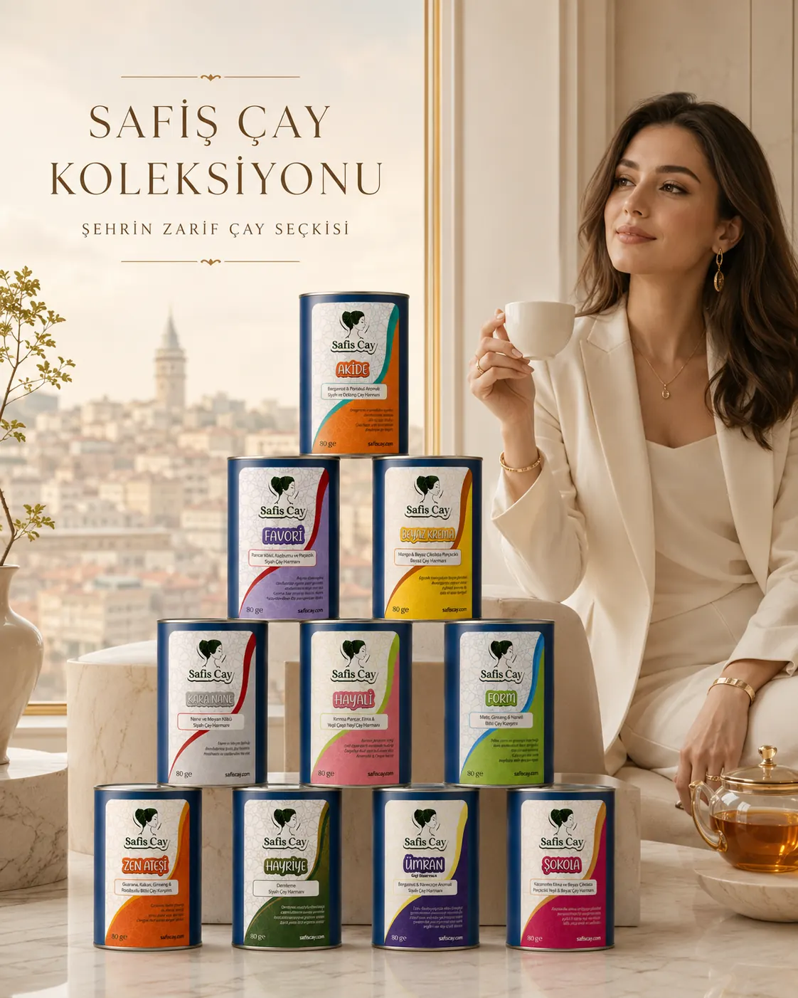 Safiş Tam Deneyim — ürün sunumu